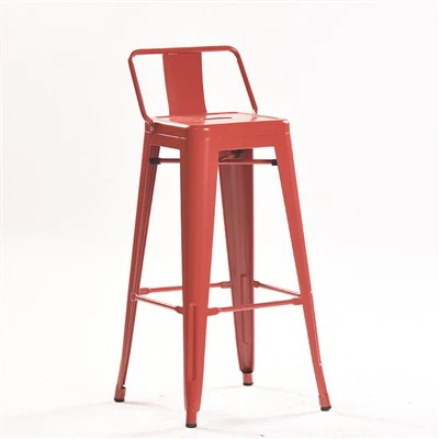 Stíl Bistro Red Miotal Cruach Barra Cruach Stools