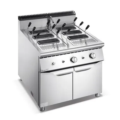 Cistine Tráchtála Countertop Gas Pasta Noodle Cócaire Meaisín le Comh-Aireachta
